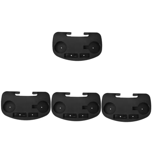 BESPORTBLE 4 Stück Relaxsessel-zubehör Weiden Träger Getränkehalter Im Auto Sitz Liege Getränkehalter Parfümtablett Multifunktionaler Getränkehalter Autotelefonhalter Inhaber Black Plastik von BESPORTBLE