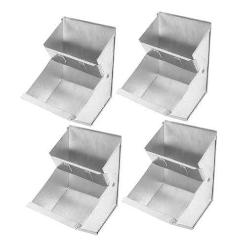 BESPORTBLE 4 Stück Robuste Kaninchen Futterbox aus Eisen Wetterfester Futterspender für Kleine Tiere Kontrollierte Futterabgabe Einfach zu Reinigen Geeignet für Innen und Außenhaltung von BESPORTBLE 4 Stück Robuste Kaninchen Futterbox aus Eisen Wetterfester Futterspender für Kleine Tiere Kontrollierte Futterabgabe Einfach zu Reinigen Geeignet für Innen und Außenhaltung von von BESPORTBLE