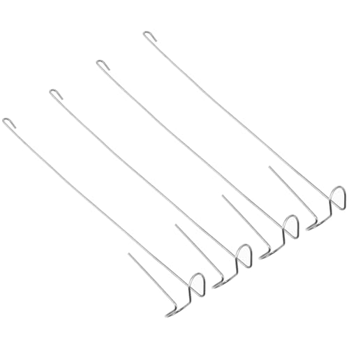 BESPORTBLE 4 Stück Teiliges Edelstahl Hängepflanzenhalter Langlebige Luftpflanzen Halter für Wanddeko Indoor und Outdoor Pflanzenständer für Tillandsien Korrosionsbeständig und Praktisch von BESPORTBLE