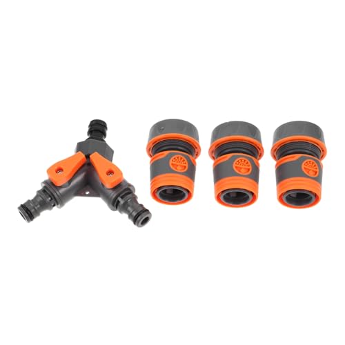 BESPORTBLE 4 Stück Teiliges Gartenschlauch verteiler Robustem Kunststoff Wege Wasserhahn anschluss Schnellem Schlauchkupplungssystem Auslaufsicher Passend für Standard gartenschläuche und BESPORTBLE 4 Stück Teiliges Gartenschlauch verteiler Robustem Kunststoff Wege Wasserhahn anschluss Schnellem Schlauchkupplungssystem Auslaufsicher Passend für Standard gartenschläuche und von BESPORTBLE