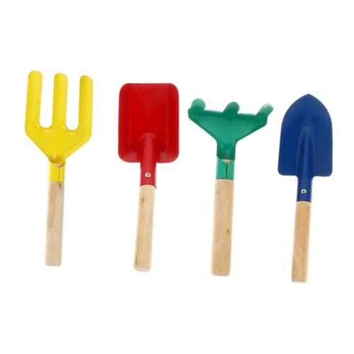 BESPORTBLE 4 Stück Teiliges Gartenspielzeug Metall Gartengeräte mit Holzgriff Bunte Sandschaufel Rechen Dreizinkige Forke und Pflanzwerkzeug Robust und Sicher für Garten und Zufällige Farbe BESPORTBLE 4 Stück Teiliges Gartenspielzeug Metall Gartengeräte mit Holzgriff Bunte Sandschaufel Rechen Dreizinkige Forke und Pflanzwerkzeug Robust und Sicher für Garten und Zufällige Farbe von BESPORTBLE