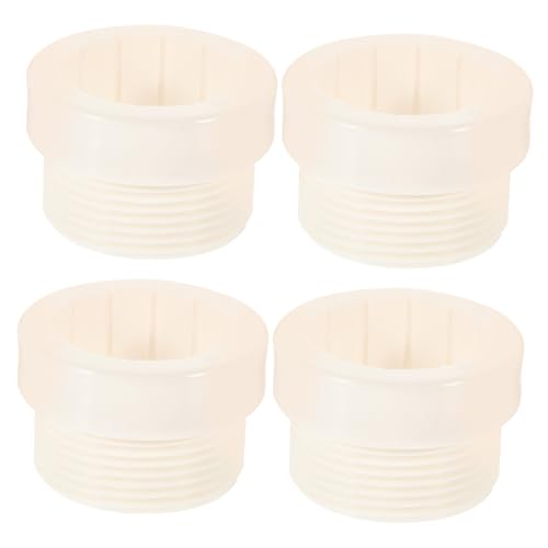 BESPORTBLE 4 Stück Teiliges Pool Sonnenschirm Gewinde Adapter Außendurchmesser für Schirmstangen Wetterfester Stabilisator für Terrasse Garten und Poolbereich von BESPORTBLE
