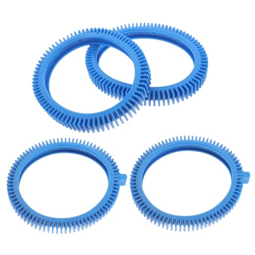 BESPORTBLE 4 Stück Teiliges Poolreiniger Reifen aus Flexiblem PVC Vordere und Hintere Ersatzräder für Roboter-schwimmbadreiniger Einfache Installation Effiziente Poolreinigung Passend für von BESPORTBLE