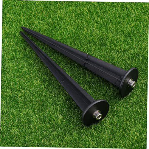 BESPORTBLE 4 Stück Teiliges Schwarze Erdspieße aus Dickem für Solar Gartendeko Außen Installieren Kompatibel mit Landschaftsbeleuchtung Robust und Wetterfest von BESPORTBLE