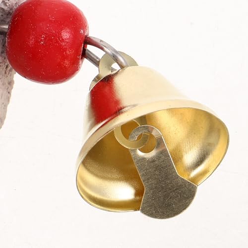 BESPORTBLE 4 Stück Vogelschnabel-Schleifstein-Spielzeug – Papageien-Vogel-Kaukäfig-Hängespielzeug mit Glocke, Haustier-Zähneschleifstein, Kleintierkäfig-Zubehör von BESPORTBLE