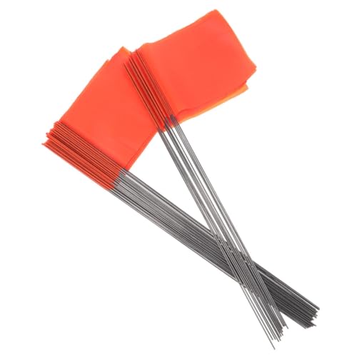 BESPORTBLE 48 Stück Teiliges Markierungsflaggen Orange für Rasen Hohe Sichtbarkeit Metall draht Fahnenstab Schnelle Installation Für Landschaft Vermessung Bewässerung Hundetraining BESPORTBLE 48 Stück Teiliges Markierungsflaggen Orange für Rasen Hohe Sichtbarkeit Metall draht Fahnenstab Schnelle Installation Für Landschaft Vermessung Bewässerung Hundetraining von BESPORTBLE