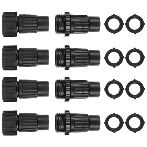 BESPORTBLE 4er-Set Gartenschlauch-Wasserhahnadapter, erweiterbarer Schlauchanschluss, Wasserauslassanschluss, Kunststoff-Tropfbewässerungsdruckregler, Außenschlauchadapter BESPORTBLE 4er-Set Gartenschlauch-Wasserhahnadapter, erweiterbarer Schlauchanschluss, Wasserauslassanschluss, Kunststoff-Tropfbewässerungsdruckregler, Außenschlauchadapter von BESPORTBLE