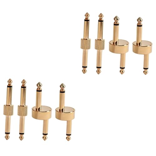BESPORTBLE 4er Set Gitarre Effektpedal Koppler - Goldene Verbindungsbuchsen Für Effekte - Ideal Für Musiker Und Studioanwendungen Robust Und Langlebig Perfekter Sound Ohne Signalverlust BESPORTBLE 4er Set Gitarre Effektpedal Koppler - Goldene Verbindungsbuchsen Für Effekte - Ideal Für Musiker Und Studioanwendungen Robust Und Langlebig Perfekter Sound Ohne Signalverlust von BESPORTBLE