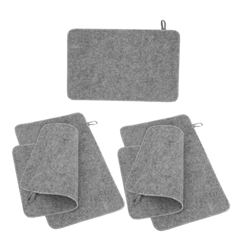 BESPORTBLE 5 Stück Teiliges Graues Filz-saunakissen Dicke Wasserabsorbierende Sitz Bodenmatte Hitzeisolierende Saunaauflage für Sauna Dampfbad Spa Badewanne und Bank von BESPORTBLE