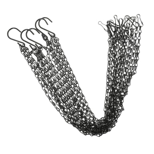 BESPORTBLE 5 Stück Teiliges Schwere Metall-hängerkette mit Haken Belastbare Dekorative Aufhängekette für Blumenampeln Vogelfutterspender Blumentöpfe Laternen und Garten-dekoration BESPORTBLE 5 Stück Teiliges Schwere Metall-hängerkette mit Haken Belastbare Dekorative Aufhängekette für Blumenampeln Vogelfutterspender Blumentöpfe Laternen und Garten-dekoration von BESPORTBLE