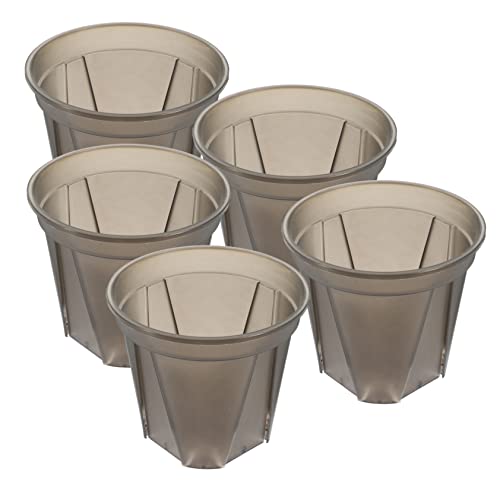 BESPORTBLE 5 Stück Teiliges Transparente Schwarze Kunststoff Pflanztöpfe Gallonen für Sukkulenten und Zimmerpflanzen Stabile Outdoor und Indoor Übertöpfe Luftdurchlässig und Langlebig BESPORTBLE 5 Stück Teiliges Transparente Schwarze Kunststoff Pflanztöpfe Gallonen für Sukkulenten und Zimmerpflanzen Stabile Outdoor und Indoor Übertöpfe Luftdurchlässig und Langlebig von BESPORTBLE