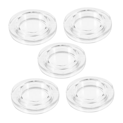 BESPORTBLE 5 Stück Teiliges Transparenter Terrassentisch Schirmlochringe mit Kappen Stabile Passform und Verbesserte Fixierung für Gartentisch Sonnenschirme für Outdoor-tische Geeignet von BESPORTBLE