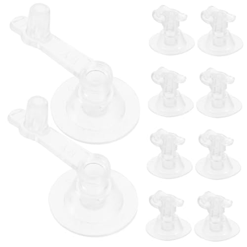 BESPORTBLE 50 Stück Aufblasbare Kissendüsen Fußpumpenadapter Ersatz Für Pooldüsen Und Luftpumpe von BESPORTBLE