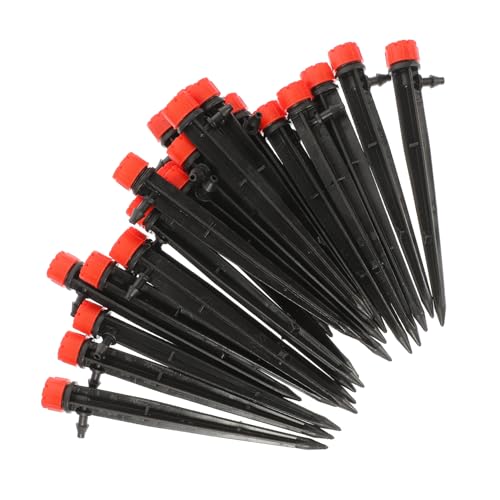 BESPORTBLE 50 Stück Bewässerungssprühdüse Düsendüse für Gartenschlauch durchnässt Sprinkler Strahler Nozzle spritzdüse Bewässerungsdüse für den Garten verstellbare Sprühdüse Plastik Black von BESPORTBLE
