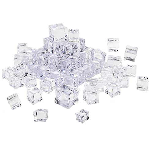 BESPORTBLE 50stücke Künstliche -eiswürfel Hochtransparente Fake Ice Cubes Für Fotografie Hochzeiten Und Küchendekoration Realistische Tischdeko Und Vasenfüller von BESPORTBLE