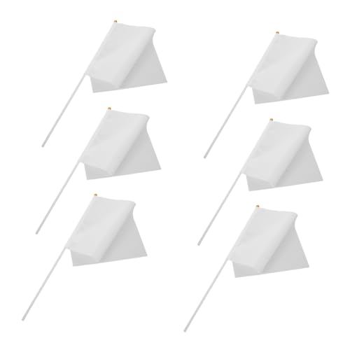 BESPORTBLE 50 Stück Weiße Handfahnen mit Stab aus Strapazierfähigem Polyester Leichte Mini-handflags für Sportveranstaltungen Feiern Paraden und Diy-bastelprojekte Wetterfest und Vielseitig BESPORTBLE 50 Stück Weiße Handfahnen mit Stab aus Strapazierfähigem Polyester Leichte Mini-handflags für Sportveranstaltungen Feiern Paraden und Diy-bastelprojekte Wetterfest und Vielseitig von BESPORTBLE
