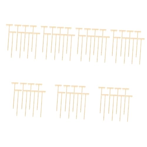BESPORTBLE 56 Stck Teiliges Mini Zen Garten Rechen Set Geeignet für Tischdeko Meditation und Zen Garten Zubehör Naturbeige für Schreibtisch und Feng Shui Gestaltung von BESPORTBLE