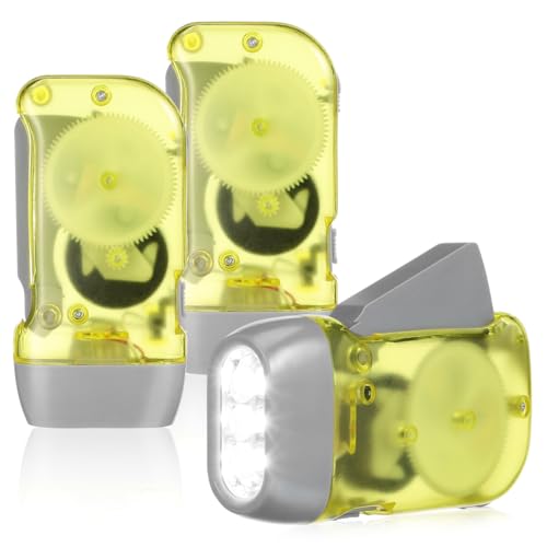 BESPORTBLE 6 StüCk Handkurbel Taschenlampe - Tragbare Dynamo Led Notfalllicht in Bunten Farben FüR Camping, Wandern Und StromausfäLle BESPORTBLE 6 StüCk Handkurbel Taschenlampe - Tragbare Dynamo Led Notfalllicht in Bunten Farben FüR Camping, Wandern Und StromausfäLle von BESPORTBLE