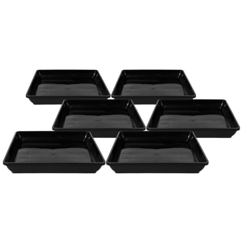 BESPORTBLE 6 Stück Quadratische Pflanztöpfe Kunststoffuntersetzer wasserdichte Tropfschalen für Blumen und Sukkulenten Pflanzen für und Außenbereiche BESPORTBLE 6 Stück Quadratische Pflanztöpfe Kunststoffuntersetzer wasserdichte Tropfschalen für Blumen und Sukkulenten Pflanzen für und Außenbereiche von BESPORTBLE