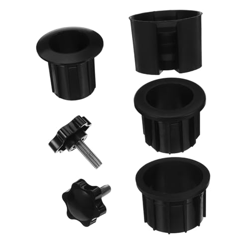 BESPORTBLE 6 Stück Sonnenschirmständer Aus Kunststoff Schirmständer Lochabdeckung Ersatz Sonnenschirmständerschraube Sonnenschirmlochring Stecker Ständersockelschraube Stangenkappe von BESPORTBLE