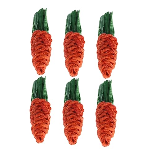 BESPORTBLE 6 Stück Teiliges Kauspielzeug für Meerschweinchen und Hamster Baumwollseil Karottenform Interaktive Cartoon Spielzeuge zur Beschäftigung und Zahnpflege Kleiner Haustiere BESPORTBLE 6 Stück Teiliges Kauspielzeug für Meerschweinchen und Hamster Baumwollseil Karottenform Interaktive Cartoon Spielzeuge zur Beschäftigung und Zahnpflege Kleiner Haustiere von BESPORTBLE
