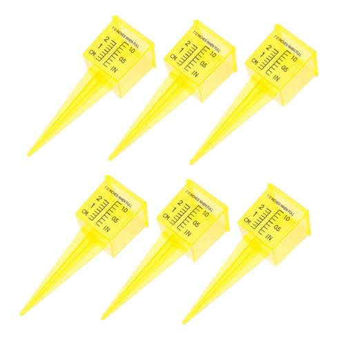 BESPORTBLE 6 Stück Teiliges Regenmessgerät Transparent Präziser Regenmesser für Garten Außeneinsatz Einfach Ablesbar für Außenbereich Wetterbeobachtung Platzsparend BESPORTBLE 6 Stück Teiliges Regenmessgerät Transparent Präziser Regenmesser für Garten Außeneinsatz Einfach Ablesbar für Außenbereich Wetterbeobachtung Platzsparend von BESPORTBLE