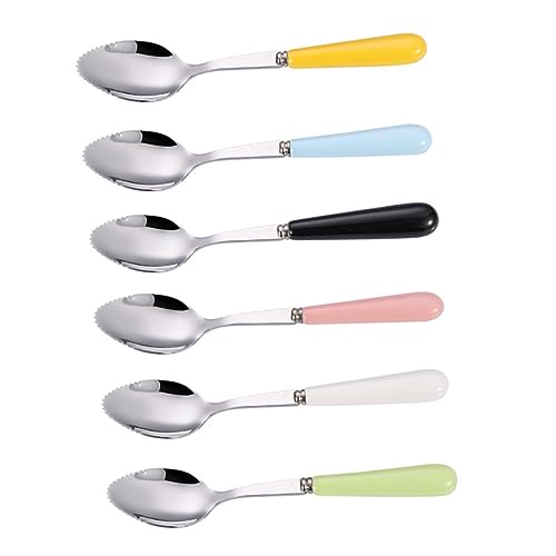BESPORTBLE 6 Stück Teiliges Vielseitige Fruchtlöffel Kratzfeste Fütterungslöffel Rostfreiem Modernem Design Geeignet für Brei und Obst Ergonomisch für Kleinkinder BESPORTBLE 6 Stück Teiliges Vielseitige Fruchtlöffel Kratzfeste Fütterungslöffel Rostfreiem Modernem Design Geeignet für Brei und Obst Ergonomisch für Kleinkinder von BESPORTBLE