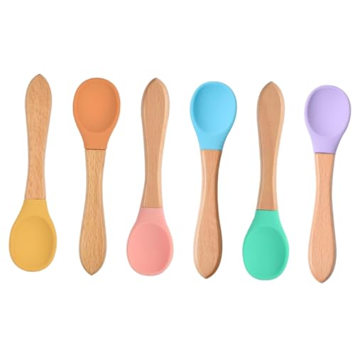 BESPORTBLE 6 Stück Teiliges Weiche Flexible Fütterungslöffel mit Langem Griff Rutschfest Sicher für Brei und Babynahrung für Junge Mädchen und Mütter BESPORTBLE 6 Stück Teiliges Weiche Flexible Fütterungslöffel mit Langem Griff Rutschfest Sicher für Brei und Babynahrung für Junge Mädchen und Mütter von BESPORTBLE