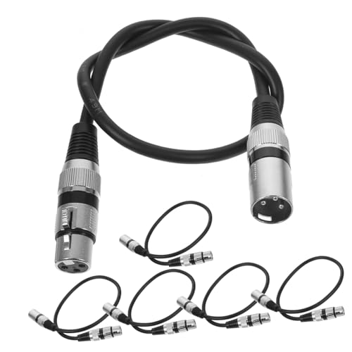 BESPORTBLE 6 Stück Xlr Mikrofonkabel Polig Silber Schwarz Symmetrisches Audio Kabel Xlr Stecker Buchse für Live Auftritte Studio Ktv Sound Systeme mit Schneller Stabiler Signalübertragung BESPORTBLE 6 Stück Xlr Mikrofonkabel Polig Silber Schwarz Symmetrisches Audio Kabel Xlr Stecker Buchse für Live Auftritte Studio Ktv Sound Systeme mit Schneller Stabiler Signalübertragung von BESPORTBLE