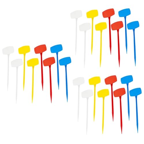 BESPORTBLE 60 Stk Tafel-tags Markierungen Tags Für Baumschulen Tafelzeichen Gartenetiketten Im Freien Etiketten Für Baumschulen Topfetiketten Garten-tags Tag Einfügen Jetons Blumen Pflanze von BESPORTBLE