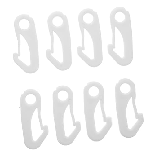 BESPORTBLE 8 Stück Teiliges Nylon Fahnenmast Zubehör Robuste Flaggenklammern für Einfache Befestigung Wetterbeständig und Wiederverwendbar Vielseitig für Sportplätze und Outdoor Flaggen von BESPORTBLE