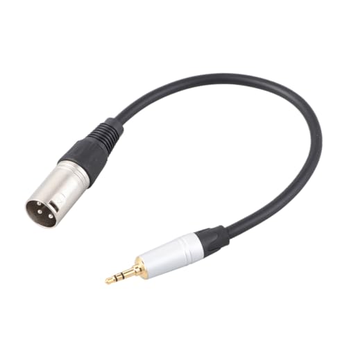 BESPORTBLE Audio Adapterkabel Klinke Xlr Stecker Stereo Mikrofon Lautsprecherkabel für Audioanlage Abgeschirmt Goldkontaktbeschichtet Kompatibel mit Mischpult und PC von BESPORTBLE