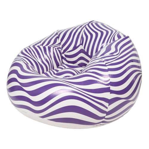 BESPORTBLE Aufblasbarer Lazy Sofa Chair Strapazierfähigem Faltbarer Sitzsack für Outdoor Aktivitäten Modisches Design für Camping Strand und Reisen Tragbar von BESPORTBLE