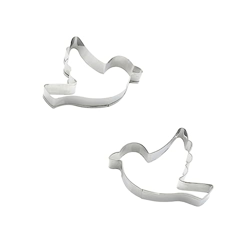 BESPORTBLE 4stücke Teilige Edelstahl Cookie Cutter Taube Form DIY Schokolade Mould Cupcake Dessert Backform Kuchenform Fondantform Backform Edelstahlformen BESPORTBLE 4stücke Teilige Edelstahl Cookie Cutter Taube Form DIY Schokolade Mould Cupcake Dessert Backform Kuchenform Fondantform Backform Edelstahlformen von BESPORTBLE