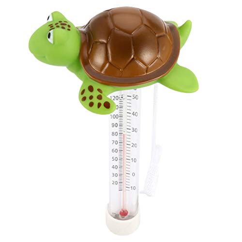 BESPORTBLE Babywannenthermometer Badethermometer Süßer Solarpool Pool Schildkröte Tier Design Schwimmende Pool Garten Teich Aquarien Fischteiche Babybecken Kinderbadethermometer von BESPORTBLE
