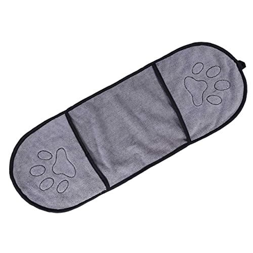BESPORTBLE Mikrofaser-trockentuch Für Hunde Schnell Saugendes Handtuch Mit Eingrifftaschen Für Haustierpflege Und Reisen Hautfreundlich Und Langlebig von BESPORTBLE