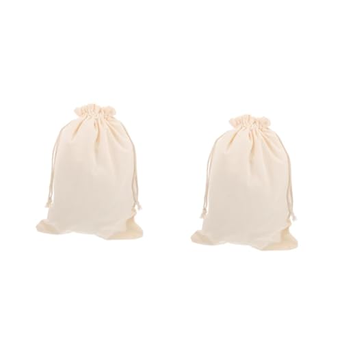 BESPORTBLE Baumwoll Mehlsack Mit Kordelzug – 5 Kg Wiederverwendbarer Brotbeutel Aus Musselin Für Aufbewahrung - Einkaufen Und Partys – Umweltfreundlicher Produktbeutel Für Heimbedarf von BESPORTBLE