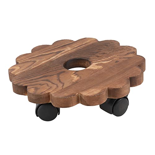 BESPORTBLE Beweglicher Blumentopf Stand aus Massivem mit Stabile Pflanzenpalette für Innen Außen Mobiler Pflanzkübeluntersetzer Langlebig und Leicht zu Reinigen für Balkon Garten Wohnzimmer BESPORTBLE Beweglicher Blumentopf Stand aus Massivem mit Stabile Pflanzenpalette für Innen Außen Mobiler Pflanzkübeluntersetzer Langlebig und Leicht zu Reinigen für Balkon Garten Wohnzimmer von BESPORTBLE