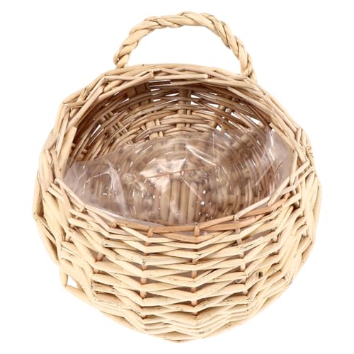 BESPORTBLE Hängender Rattan Blumenkorb Geflochtener Pflanzkorb Für Pflanzen Und Blumen Dekorativ Für Innen Außenbereiche Und Hitzebeständig Für Garten Und Balkon übertöpfe für zimmerpflanzen blumentop BESPORTBLE Hängender Rattan Blumenkorb Geflochtener Pflanzkorb Für Pflanzen Und Blumen Dekorativ Für Innen Außenbereiche Und Hitzebeständig Für Garten Und Balkon übertöpfe für zimmerpflanzen blumentop von BESPORTBLE