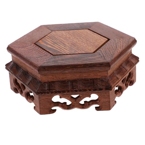 BESPORTBLE Blumenständer Klein Handgefertigt Blumenvasen Sockel Pflanzenständer Antik Schnitzereien Blumenübertopf Halter für Dekorative Präsentation BESPORTBLE Blumenständer Klein Handgefertigt Blumenvasen Sockel Pflanzenständer Antik Schnitzereien Blumenübertopf Halter für Dekorative Präsentation von BESPORTBLE