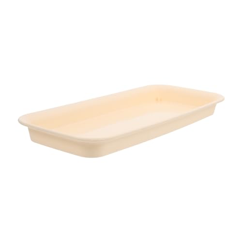 BESPORTBLE Blumentopf Tablett Trog Untertasse aus Terrakotta Fensterbrett Tabletts fangen pflanzentopf untersetzer Pflanzgefäß Untersetzer Pflanzenwasserschale Pflanzenschale Harz Light Brown von BESPORTBLE