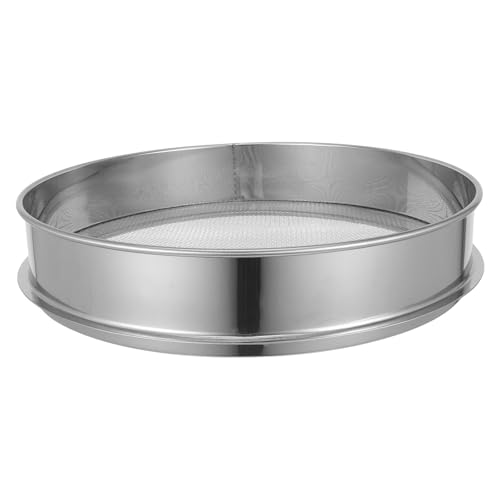 BESPORTBLE Edelstahl Gartensieb 30cm, Bodensieb FüR Erde, Kompost, Steine, Sandsieb FüR Gartenarbeit, 2mm Maschenweite, Leicht Und Tragbar BESPORTBLE Edelstahl Gartensieb 30cm, Bodensieb FüR Erde, Kompost, Steine, Sandsieb FüR Gartenarbeit, 2mm Maschenweite, Leicht Und Tragbar von BESPORTBLE