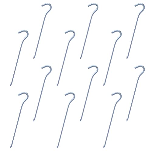 BESPORTBLE Camping Zubehör 12PCS Zelt Stakes Eisen Camping Zelt Stakes Heavy Duty Garten Baldachin Stakes Pegs Zelt Nagel Spike Boden mit Haken für Pitching Outdoor Silber Outdoor-Zubehör BESPORTBLE Camping Zubehör 12PCS Zelt Stakes Eisen Camping Zelt Stakes Heavy Duty Garten Baldachin Stakes Pegs Zelt Nagel Spike Boden mit Haken für Pitching Outdoor Silber Outdoor-Zubehör von BESPORTBLE