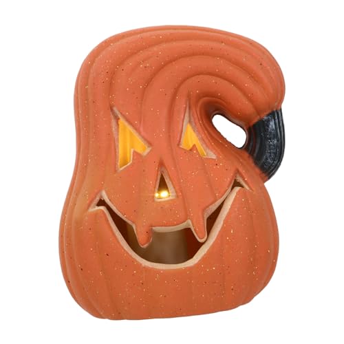 BESPORTBLE Chic Halloween Kürbis Deko Leuchtender Pumpkin Light Ornament ohne Batterie für Zuhause Party Festival von BESPORTBLE