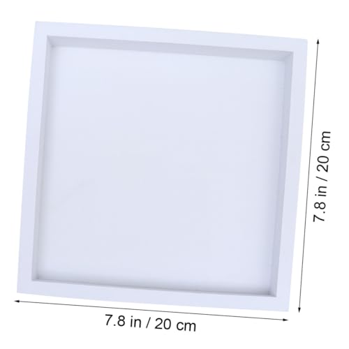 BESPORTBLE Dicker Kunststoff Blumentopf Tablett Multifunktionale Auslaufsichere Basis für Töpfe für Zuhause Balkon und Garten Weiß von BESPORTBLE