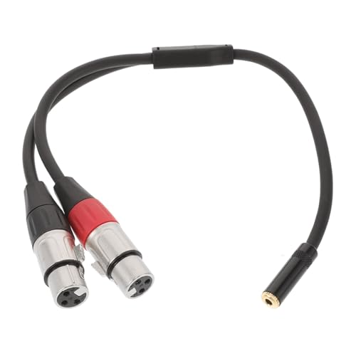 BESPORTBLE Dual Xlr Buchse Adapter Vergoldet Symmetrisch Mikrofonkabel Adapter Kompatibel mit Audioequipment Hochwertige Signalübertragung von BESPORTBLE