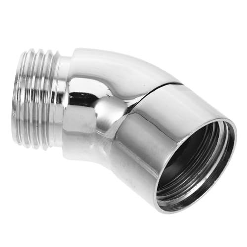 BESPORTBLE Duschadapter aus Verchromtem Kupfer Schwenkbarer Winkelverbinder für Handbrause Robuster und Wiederverwendbarer Schlauchanschluss Einfache Installation Langlebiger Ersatz für von BESPORTBLE