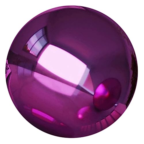 BESPORTBLE Edelstahl Garten Reflektierende Outdoor Blick Metall Kugel Spiegel Glanz Moderne Decor von BESPORTBLE