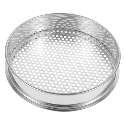 BESPORTBLE Edelstahl Gartensieb mit Maschenweite Robustes Bodensieb für Erde und Kompost Langlebiger Gartensieb zum Filtern von Kies und Schmutz Einfach zu Bedienen für Gartenarbeit und BESPORTBLE Edelstahl Gartensieb mit Maschenweite Robustes Bodensieb für Erde und Kompost Langlebiger Gartensieb zum Filtern von Kies und Schmutz Einfach zu Bedienen für Gartenarbeit und von BESPORTBLE