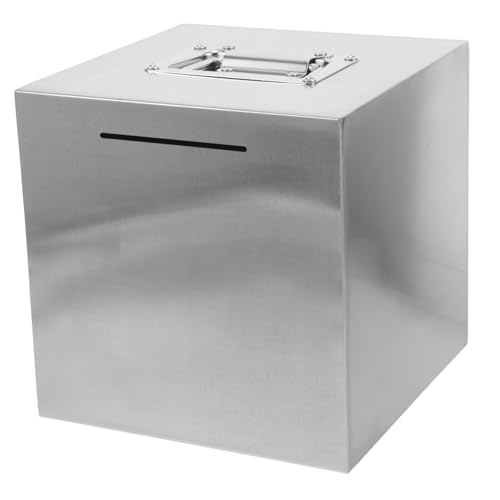 BESPORTBLE Edelstahl Spardose für Erwachsene Große Sparbüchse Unzerbrechliche Geldbox für Zuhause Stabile Piggy Bank mit Kleinem Einwurf zur Sparzielmotivation BESPORTBLE Edelstahl Spardose für Erwachsene Große Sparbüchse Unzerbrechliche Geldbox für Zuhause Stabile Piggy Bank mit Kleinem Einwurf zur Sparzielmotivation von BESPORTBLE